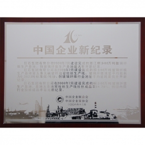 中國(guó)建材新紀(jì)錄